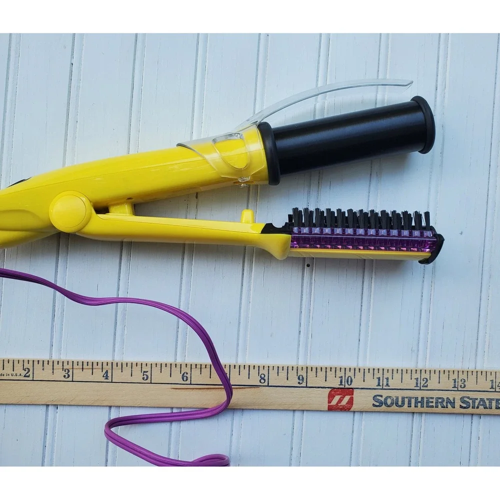 Flower Beauty InStyler Ionic Pro Rotating Iron Yellow Purple FLISE-01 00707